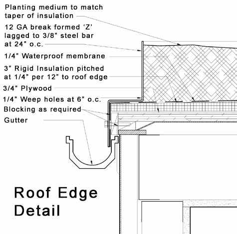 Shipping Container Home - RSCP - Green roof detail