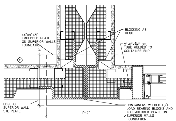 Shipping Container Home - RSCP - Connection Detail