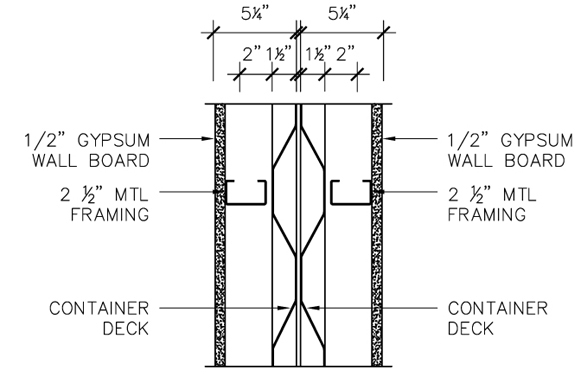 Shipping Container Home - RSCP - Connection Detail Image