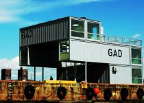 Gad - Recycled Shipping Container Gallery In Oslo.  Shipping Container Prefab Architecture At Its Best.