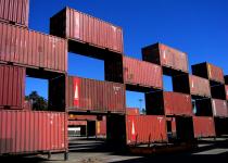 Nomadic Museum.  Shigeru Ban's prefab, modular, mobile shipping container museum. Large scale shipping container architecture.