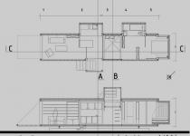 Drop House.  Modular Prefab Recycled Shipping Container Home.  Residential Shipping Container Architecture.