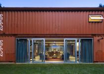 The Quik- House.    Adam Kalkin's Shipping Container Prefab Green Home in Califon.